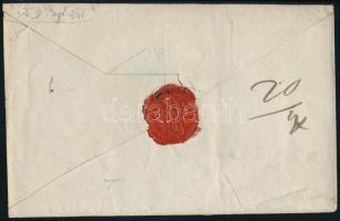 1839 Franco tértivevényes ajánlott levél "BEODRA" - Pest