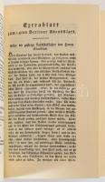 Vollständige Ausgabe der Berliner Abendblätter. Vom 1sten Oktober 1810 bis zum 30sten März 1811. REP...