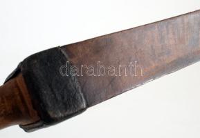 Antik fenőszíj, h: 34 cm