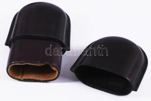 Bőr szivartok, h: 17 cm