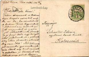 1906 Selmecbánya, Banská Stiavnica; Szentháromság tér, Rónai Károly üzlete. Joerges kiadása 1905. / ...