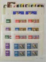 Gyűjtemény az 1960-as évekből, szép anyag sok blokkal közepes berakóban