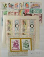 Gyűjtemény az 1960-as évekből, szép anyag sok blokkal közepes berakóban