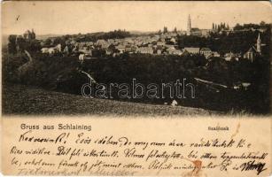 1904 Városszalónak, Stadtschlaining; látkép / general view (Rb)