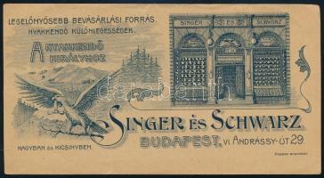 Singer és Schwarz nyakkendők számolócédula