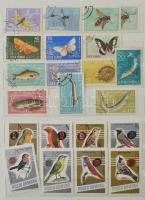 Román és szovjet bélyegek sorokkal a 60-as évek első feléből + 1 kínai sor, 2 db jó állapotú közepes...