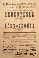 1913 Lugos 2 db színházi előadás plakátja 33x48 cm