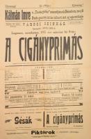 1913 Lugos 2 db színházi előadás plakátja 33x48 cm