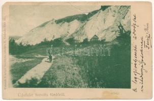 1902 Szováta, Sovata; Sóhegy. Weinrich S. udvari fényképész felvétele / salt hill (b)