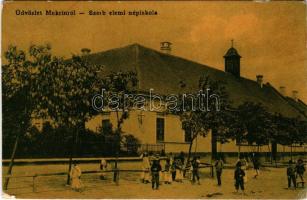 Homokrév, Mokrin; Szerb elemi népiskola. W. L. 1361. / Serbian elementary school (EM)