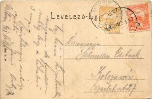 Homokrév, Mokrin; Szerb elemi népiskola. W. L. 1361. / Serbian elementary school (EM)