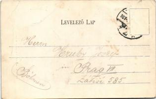 1907 Temesvár, Timisoara; Erdélyi laktanya. Polatsek-féle könyvkereskedés kiadása / K.u.K. military ...