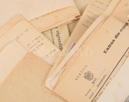 ca 1800-1940 Vegyes régi nyomtatvány tétel: főleg Lugoshoz kapcsolódó nyomtatványok, XIX. századi le...