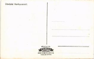 1944 Horthyvára, Máriamajor, Bácshadikfalva, Stepanovicevo (Újvidék, Novi Sad); mozaiklap: utcakép, ...