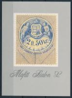1992 MAFITT szalon emlékív 375. sorszámmal