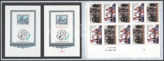 1998 Salgótarján emlékív + BÉLYEGKIÁLLÍTÁS változat hozzá 30 db levélzáró sorszámozott tartóban