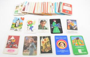 1973-1978 201 db vegyes kártyanaptár