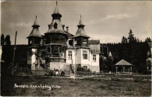 1942 Borszék, Borsec; Szentpály villa / villas. photo (EK)