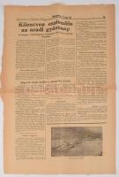 1881 Hivatalos elismervény az aradi vértanúk szobrára adott adományról. + kapcsolódó későbbi újságci...