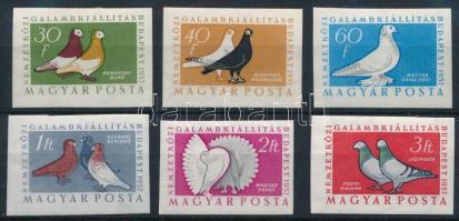 1957 Magyarországi galambfajták vágott sor (**13.000)