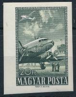 1957 Az 1950. Repülő (V.) záróértéke vágott bélyeg (20.000)