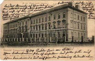 1902 Temesvár, Timisoara; M. kir. állami tanítóképző. Králicsek Béla kiadása / teachers' training institute (EM)