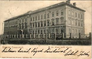 1903 Temesvár, Timisoara; M. kir. állami tanítóképző. Králicsek Béla kiadása / teachers' training institute (EK)