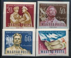 1959 Szovjet bélyegkiállítás vágott sor (5.000)