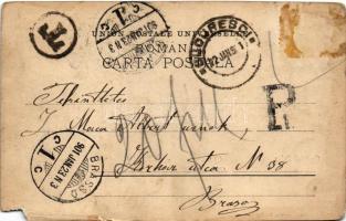 1901 Sinaia, Castelul Peles. Römmler &amp; Jonas (Dresden) / castle (b)