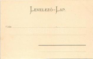 Tekija, Tekia (Kladovo); Orsovával szemben a Dunán. Hutterer G. kiadása / general view, Danube river...