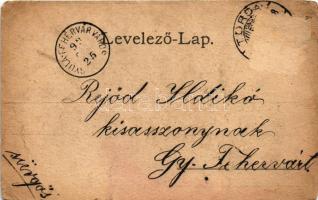 1899 Torda, Turda; Aranyos híd. Füssy és Sztupjár kiadása (ezelőtt Harmath J.) / Aries riverside, br...