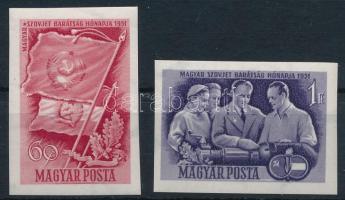 1951 Magyar-szovjet barátság vágott sor (9.000)