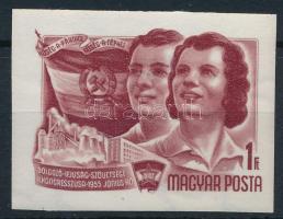 1955 DISZ (II.) vágott bélyeg (5.000)