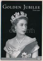 1977 II. Erzsébet királynő uralkodásának 25. évfordulójára kiadott 8 lapos képeslapfüzet