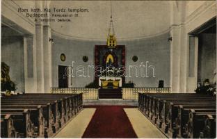Budapest VIII. Római Katolikus Kis Teréz templom, belső. Kerepesi út 31. Római katolikus plébánia kiadása