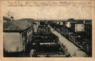 1924 Carpenedo di Mestre, Borgo San Marco. Edit. Augusto Benetta / square (EK)