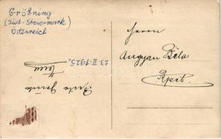 1925 Gröbming (Steiermark), hotel in winter. photo (EK)