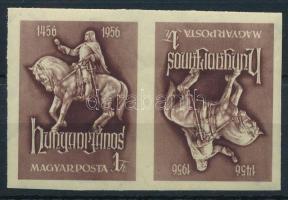 1956 Hunyadi János fordított állású vágott pár (30.000)