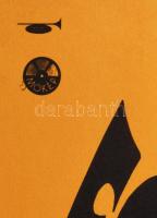 cca 1967,,Egy szerelem három éjszakája". Filmplakát, papír, jelzés nélkül, Offset Nyomda, 56x39...