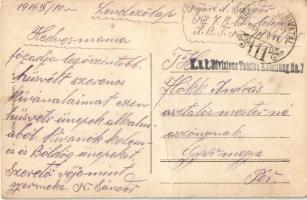 1916 Lutsk, Luck; Evangelische Kirche. G. Liebermann / Lutheran church + "K.u.k. Divisions Tele...