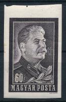 1953 Sztálin-gyász vágott bélyeg (6.000)