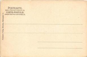 München, Munich; Synagoge, Künstlerhaus. Neumann's Verlag / synagogue, artist's house, hot...