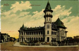 1912 Buzau, Buzeu, Bodzavásár; Palatul Comunal. Editura Ad. Maier &amp; D. Stern / municipal palace (b)