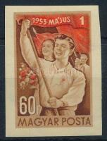 1953 Május 1. (IV.) vágott bélyeg (8.000)