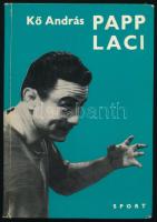 Kő András: Papp Laci. Papp László elbeszélése alapján írta és összeáll.: - - . A szerző, Kő András (1940- ) rádióriporter, író, újságíró, illetve Papp László (1926-2003) háromszoros olimpiai bajnok ökölvívó által aláírt példány! Bp., 1973, Sport. Kiadói kartonált papírkötés.
