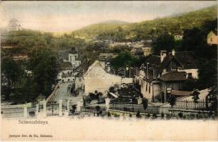 Selmecbánya, Schemnitz, Banska Stiavnica; látkép. Joerges özv. és fia / general view (EK)