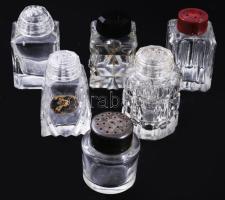 6 darab klf sószóró, m: 7 cm alatt