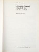 Volker Plagemann: "Vaterstadt, Vaterland, schütz Dich Gott mit starker Hand". Denkmäler in...