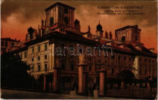 Kismarton, Eisenstadt; Herceg Esterházy székvára, kastélya. Josef Popper kiadása / Schloss / castle (EK)