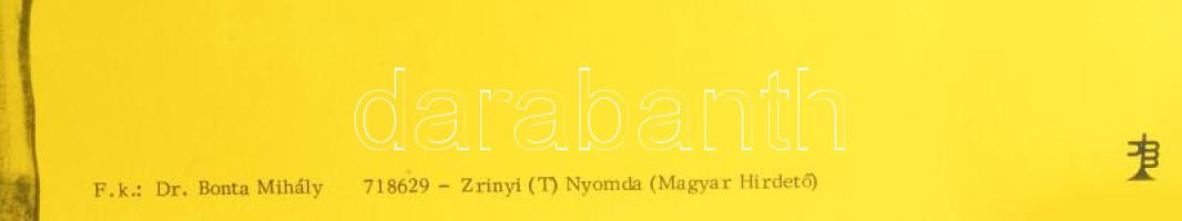Kemény György (1936-): Szórakozás?, 1971. Plakát, ofszet, papír, jelzett a plakáton, Zrínyi Nyomda, ...